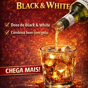 imagem do produto Dose do uísque black e White