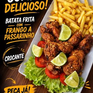 imagem do produto Frango a passarinho com fritas 