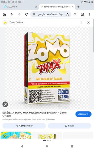 imagem do produto Essência de banana zomo