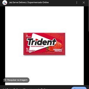 imagem do produto Trident morango 