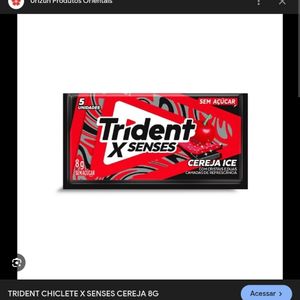 imagem do produto Trident senses cereja 