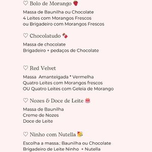 imagem do produto 💕 Escolha o sabor do Bolo 💕