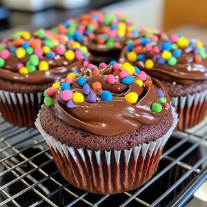 imagem do produto Caixa com 12 Cupcakes de Chocolate