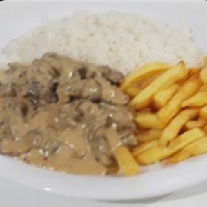 imagem do produto Strogonoff de Filé com arroz e batata