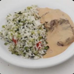 imagem do produto Filé ao molho mostarda com arroz