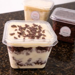 imagem do produto Bolo de pote - Massa de Chocolate e recheio de Ninho