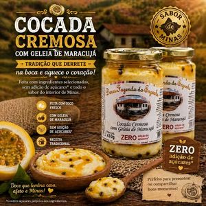 imagem do produto Cocada com Maracujá Zero Açúcar 