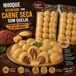 imagem do produto Nhoque de Carne Seca com Queijo 