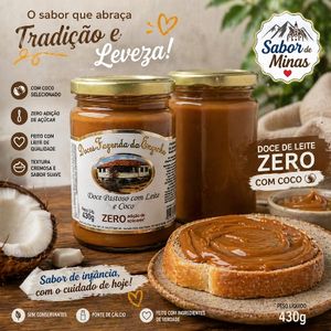 imagem do produto Doce de Leite com Côco Zero Açúcar 