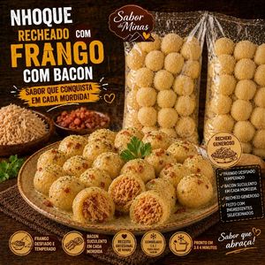 imagem do produto Nhoque de Frango com Bacon 