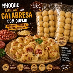 imagem do produto Nhoque de Calabresa com Queijo 