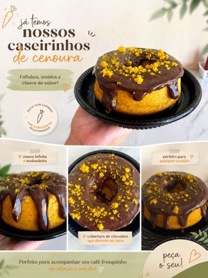 imagem do produto Bolo de cenoura com chocolate 