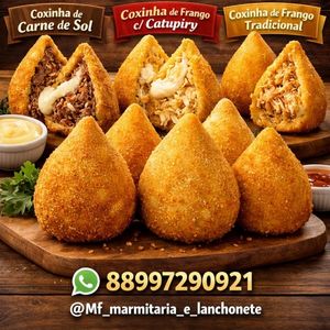 imagem do produto Coxinha de carne de sol com cream chease 