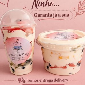 imagem do produto Salada de frutas com creme de leite Ninho