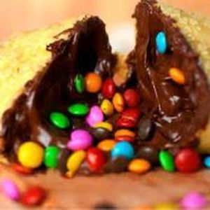 imagem do produto Pastel Chocolate com M&M