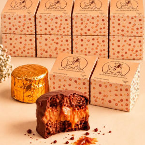 imagem do produto Combo 10 Pães de Mel recheados com doce de leite caseiro (10 unidades)