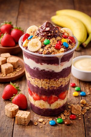 imagem do produto monte o seu açai 500ml