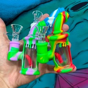 imagem do produto Bong silicone e vidro