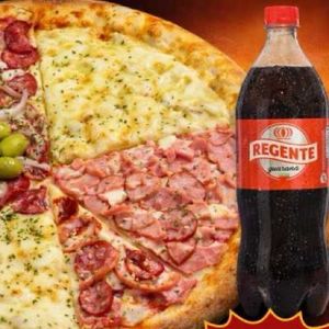 imagem do produto pizza grande+1pet(sendo 1 sabor)
