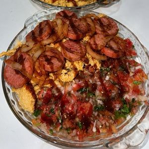 imagem do produto Purê frango e calabresa acebolada 