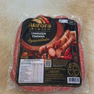 imagem do produto Linguiça Fininha Apimentada Aurora
