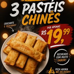 imagem do produto Peça 03 Pastéis Chinês 