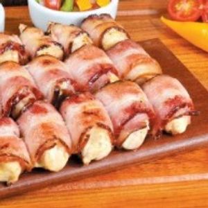 imagem do produto Espetinho de Mandioca com Bacon UNIDADE (sem acompanhamentos)