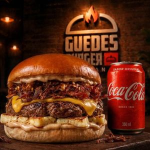 imagem do produto Charque Burguer + Coca