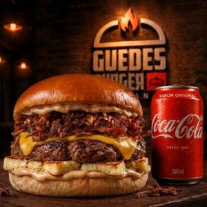 imagem do produto Charque Burguer + Coca