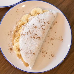 imagem do produto Tapioca pasta de amendoim com banana e canela 
