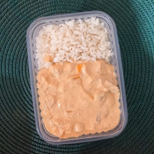 imagem do produto Arroz + strogonoff de grão de bico
