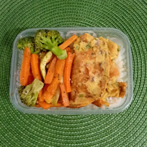 imagem do produto Arroz, feijão, grãomelete e legumes refogados