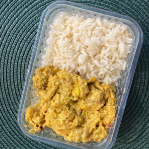 imagem do produto Arroz com fricassê de frango veg