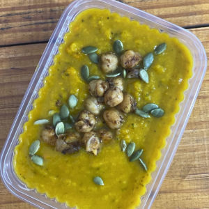 imagem do produto Sopa de abóbora com grão de bico