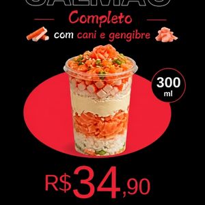 imagem do produto Sushi Cup completo com cani e gengibre