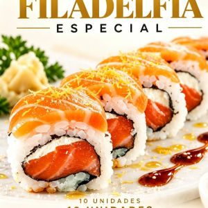 imagem do produto Uramaki Filadélfia Especial (trufado)