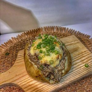 imagem do produto Batata recheada de carne desfiada