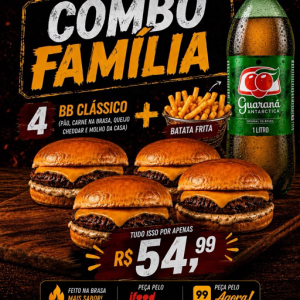 imagem do produto COMBO FAMÍLIA+ BATATA+ REFRI 1L