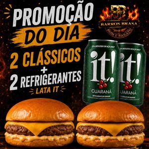 imagem do produto 2 Clássicos + 2 Refrigerantes Lata 350ml