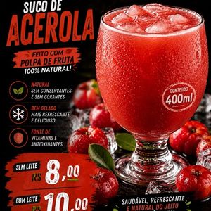 imagem do produto SUCO DE ACEROLA 400ML