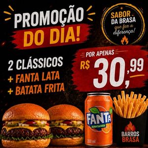 imagem do produto 2 Clássicos + Batata Frita + Fanta Lata