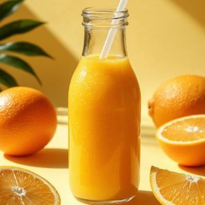 imagem do produto Suco de laranja na garrafa de vidro 500ml 