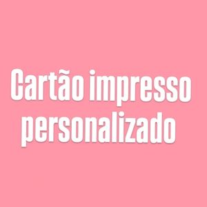 imagem do produto Cartão impresso personalizado 