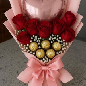 imagem do produto Buquê de rosas e bombons n04