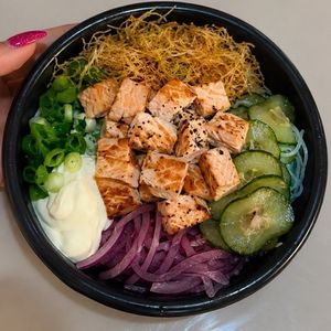 imagem do produto Poke de salmão GRELHADO