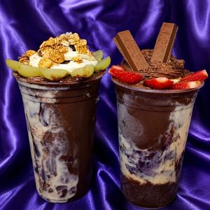 imagem do produto  Açaí Trufado Dois Amores – Combo Especial (2x 500ml) 🍧 💜 
