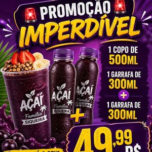 imagem do produto Promoção 1 copo de 500ml +2 garrafa de 300ml 