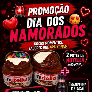 imagem do produto 2 pote de Nutella +1 garrafinha de 200 ml de brinde