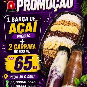 imagem do produto 1 barca +2 garrafa de 500ml