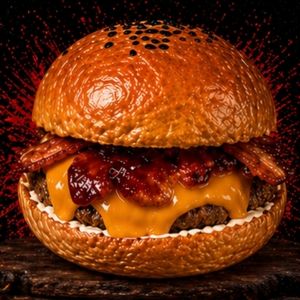 imagem do produto Hambúrguer de Bacon e Cheddar